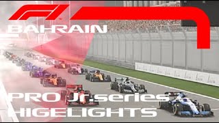 【F1 2019 PRO Jr.series / NO ASSISTS】第4戦 バーレーンGP ハイライト / Bahrain Grand Prix 50% Race Highlights