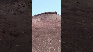 Would you dare? Hours before eruption. Walking the rim of Mt Etna Volcano? #volcano #cruiselife