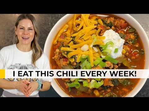 HIGH PROTEIN TURKEY CHILI (No Beans, Big Volume)