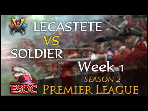 [AoE3] (CMC) Lecastete vs (NWC) SoldieR — Week 1 — ESOC Premier League Season 2