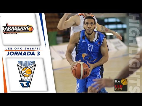 HIGHLIGHTS | Sáenz-Horeca Araberri vs Melilla Baloncesto (Jornada 3 - LEB Oro 16/17)