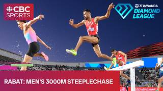 STRONG FINISH in men's 3000m steeplechase at Diamond League meet in Rabat | #CBCSports