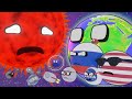 COLLAPSE OF TWO STELLAR GALAXIES 3D Animation SolarSpheres