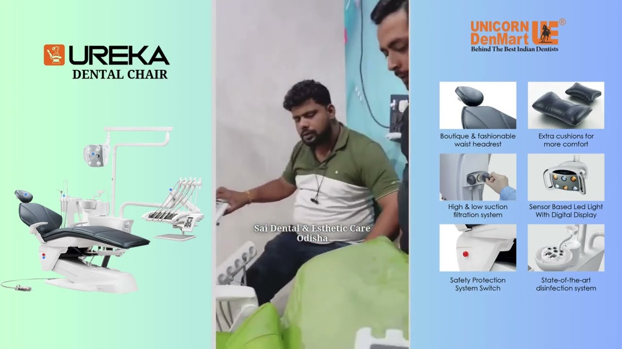 Sai Dental & Esthetic Care, Odisha review on Ureka Dental Chair by Unicorn Denmart - Runyes