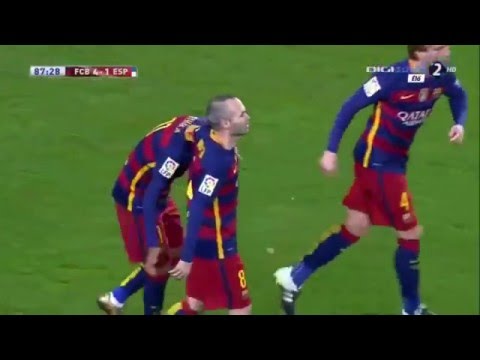 Neymar Jr. goal vs RCD Espanyol 3-1 |06.01.2016|