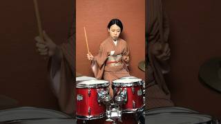 着物でドラム叩いてみた！【主催イベお茶ドラにて】#抹茶