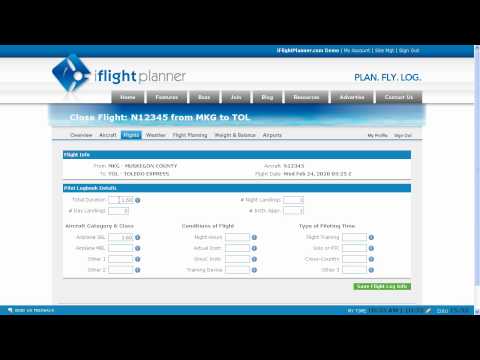 Logbook | iFlightPlanner.com