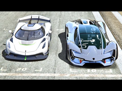 Lamborghini Terzo Millennio vs Koenigsegg Jesko - Highlands