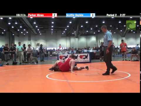 Men 96 KG / 211.5 lbs - Parker Hines vs. Scottie Boykin
