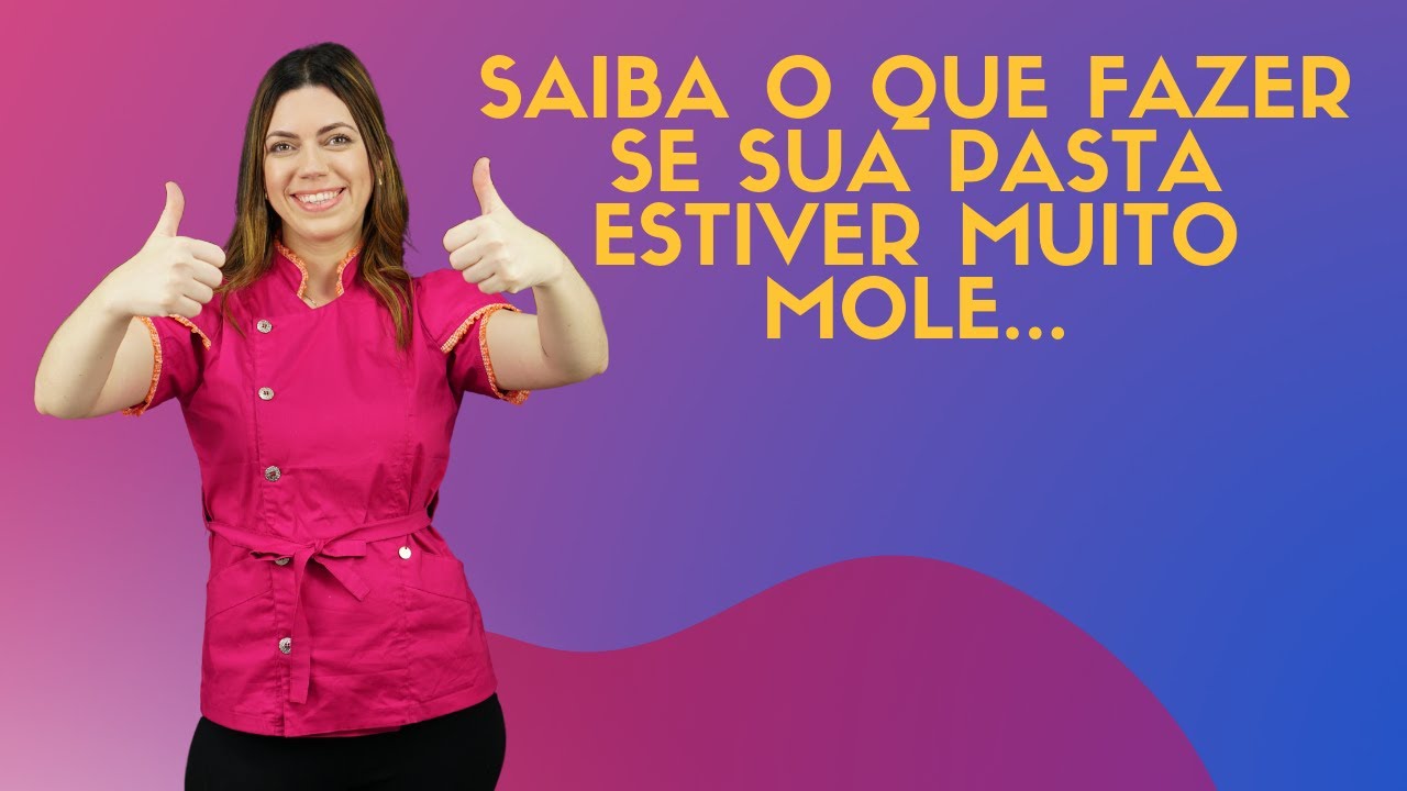 O que fazer se a sua massa estiver muito mole