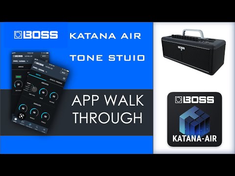 Boss Katana Air Tone Studio App Walkthrough Tutorial