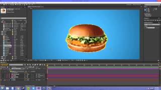 After Effects CS6 Tutorial - 60 - Auto Tracing Chicken Sandwiches