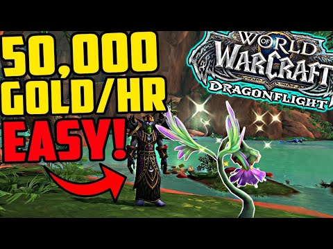 30k/hr Aethril Farming Guide - Best Herb in Dragonflight! (wow gold guide)