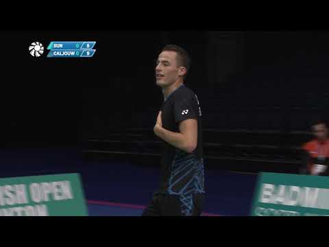 Men’s singles | Sun Feixiang (CHN) v Mark Caljouw (NED) | Scottish Open 2018 - Day 3