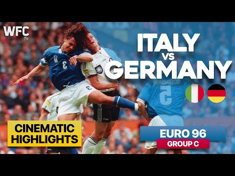 Italy 0-0 Germany | EURO 1996 Group C Match | Highlights & Best Moments