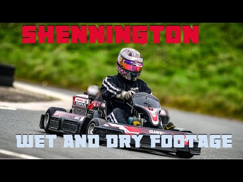 Club100 / BUKC - Shennington Wet and Dry footage - Kart Tester POV