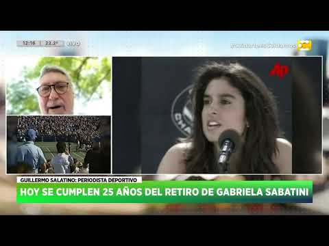 Hoy se cumplen 25 años del retiro de Gabriela Sabatini - Guillermo Salatino