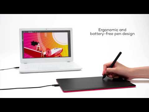 Grafinė planšetė Wacom One S CTL-472 su pieštuku video