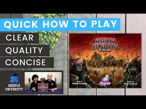 Shadow Kingdoms of Valeria Board Game - Quick How to Play. A Kickstarter Preview
