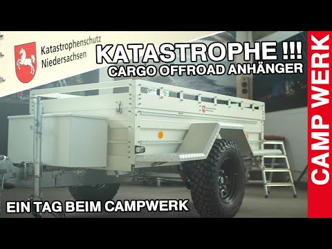 CARGO Offroad Anhänger für den Katastrophenschutz | Ein Tag beim CAMPWERK