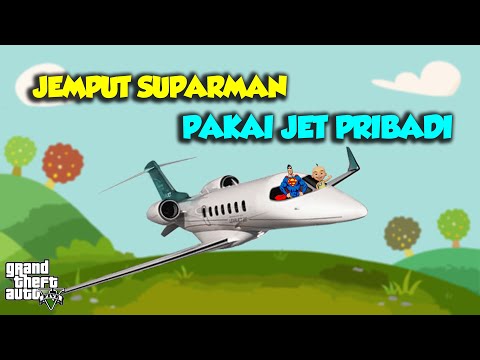 Upin jemput Suparman pake Jet pribadi - GTA V Upin Ipin Episode Terbaru 147