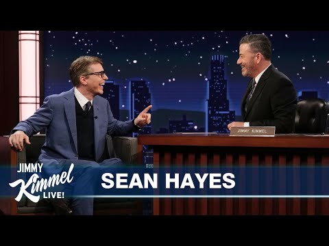 Sean Hayes on Dodgers World Series Game with Jason Bateman & SmartLess at the Hollywood Bowl