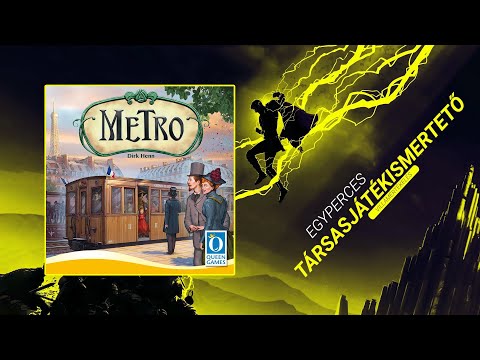 #370. Metro & Cable Car | Egyperces társasjátékismertető - Game-Obscura