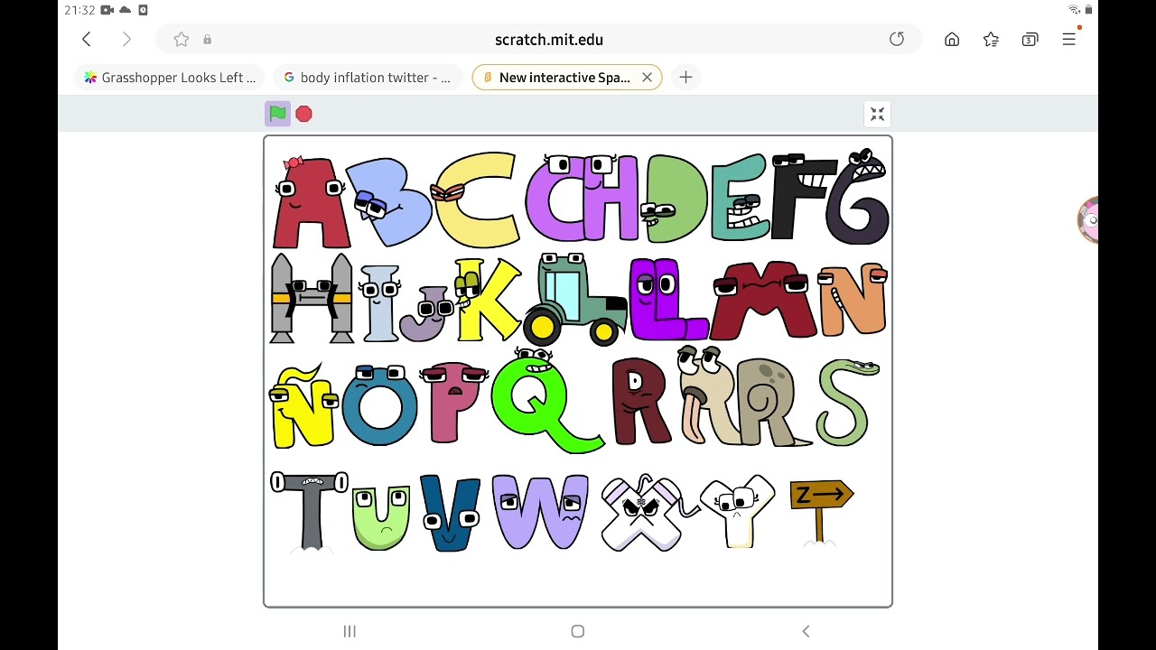 New interactive Spanish Alphabet Lore