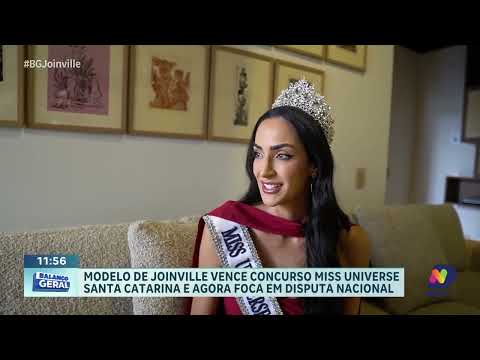 Modelo de Joinville vence o Miss Universe SC e se prepara para o nacional