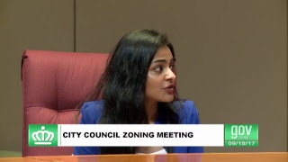 Charlotte, NC City Council Zoning Meeting 9-18-2017