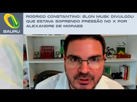 ELON MUSK DIVULGOU QUE ESTAVA SOFRENDO PRESSÃO NO X POR ALEXANDRE DE MORAES