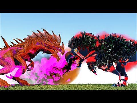APEX REAPER QUEEN (P-F) VS BIG DODOREX BOSS (A-V) (ARK SURVIVAL EVOLVED BATTLE)