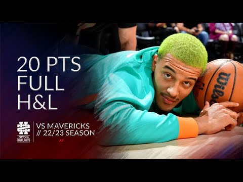 Jeremy Sochan 20 pts Full H&L vs Mavericks 22/23 season