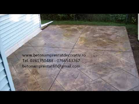 Beton Amprentat Lunca Ozunului - Covasna Tel.0761350488 -0766543767