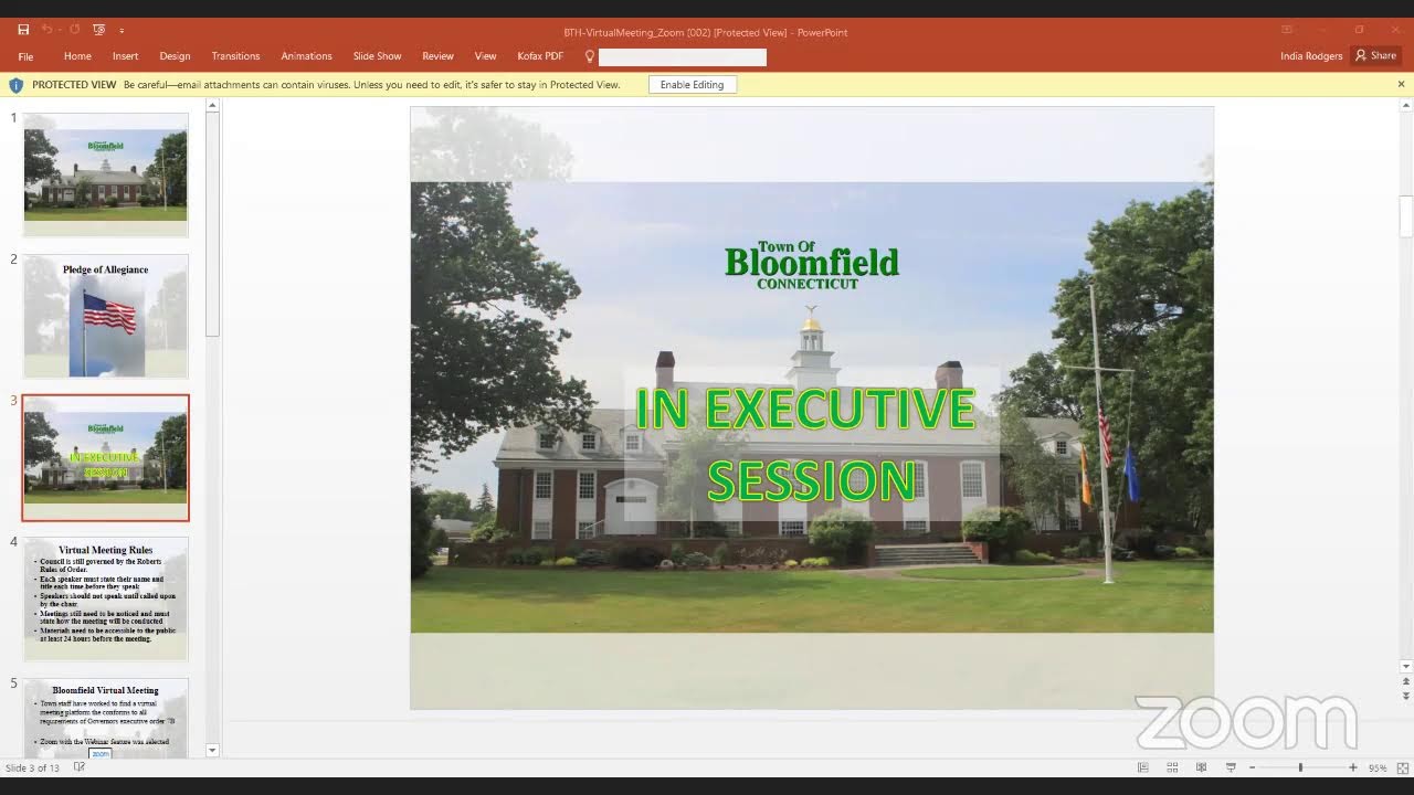 Town Council - Regular Meeting - September 12, 2022