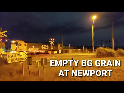 G522 Leading Uncommon Broad Gauge Grain Train At Newport - June 2021