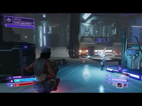 Agents of Mayhem - Skyfall: Scan Legion Lair Entrance & Destroy Equipment (Kingpin, Braddock & Yeti)