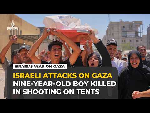 Israeli forces open fire on displaced people in Gaza, killing 9-year-old boy