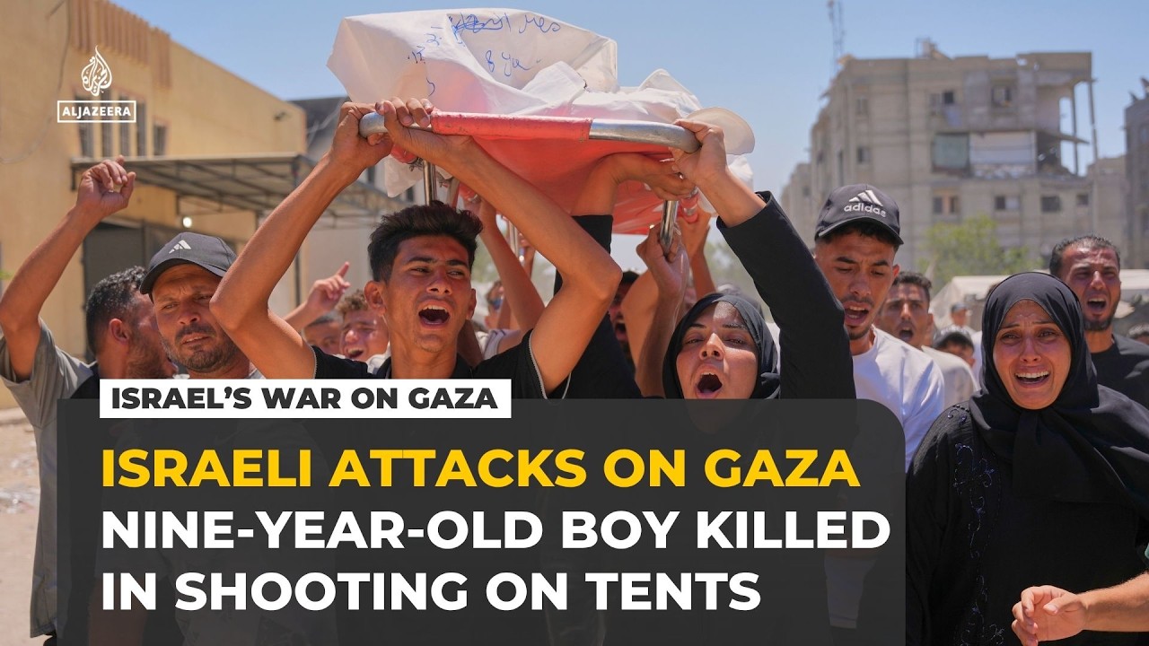 Israeli forces open fire on displaced people in Gaza, killing 9-year-old boy