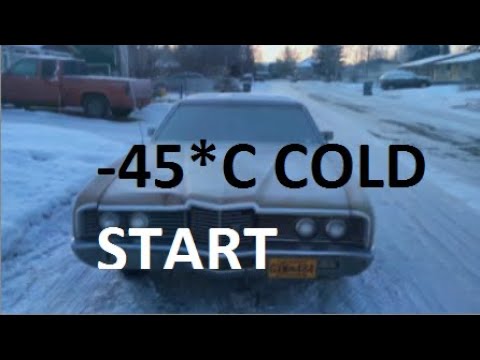 Extreme car cold start compilation #23 -45*C Russia+Alaska | запуск двигателя в мороз -45