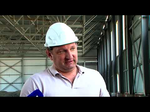 В Курске продолжается строительство легкоатлетического манежа на улице Веспремской.