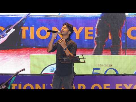 Solo Singing Performance at 48th Foundation Day 2026, IIBM–ZHI | Uttam (BCA, 6th Semester).