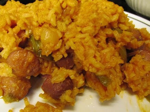 Easy Hot Dog Jambalaya recipe