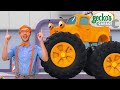 Blippi Gecko Monster Truck Song Gecko S Garage Songs Kids Songs Trucks For Kids