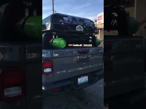 Westin overland cargo rack and Westin outlaw nerf step bars