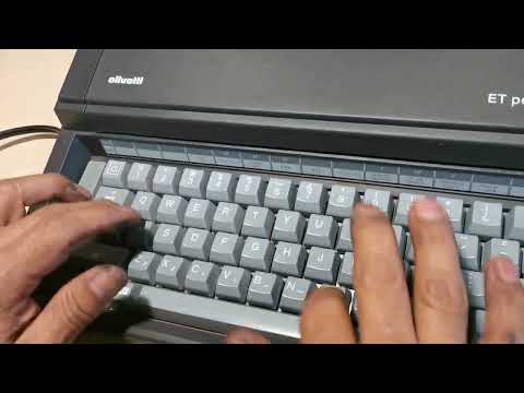 maquina de escribir portátil OLIVETTI ET Personal 510-II electrónica