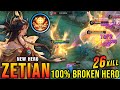 26 Kills New Hero Zetian MLBB 100 Broken New Hero Tryout MLBB