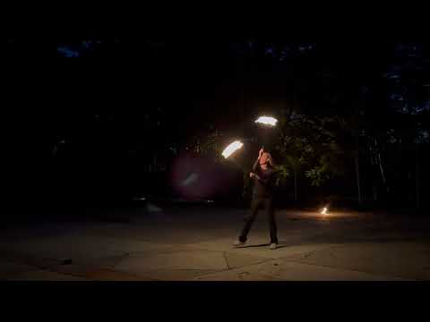 Fireshow poi solo 2025. Preformed by Veronika Timoshenko. 