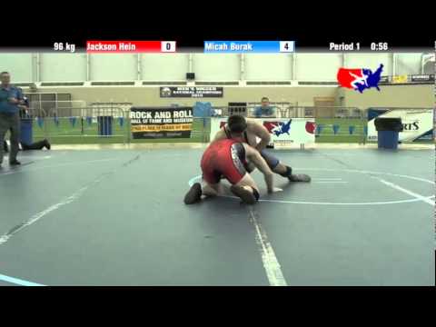University Nat`ls FS  96 kg: Jackson Hein vs. Micah Burak