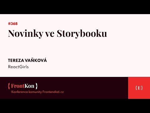 Novinky ve Storybooku